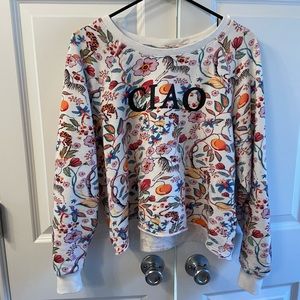 Maeve by Anthropologie Ciao Sweatshirt- NWOT